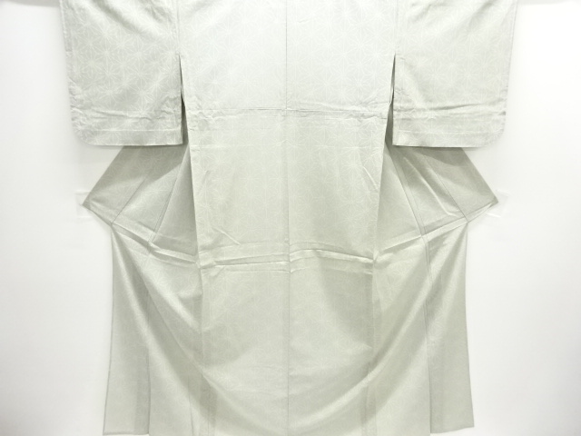 JAPANESE KIMONO / KIMONO FOR SUMMER ASANOHA PATTERN KIMONO